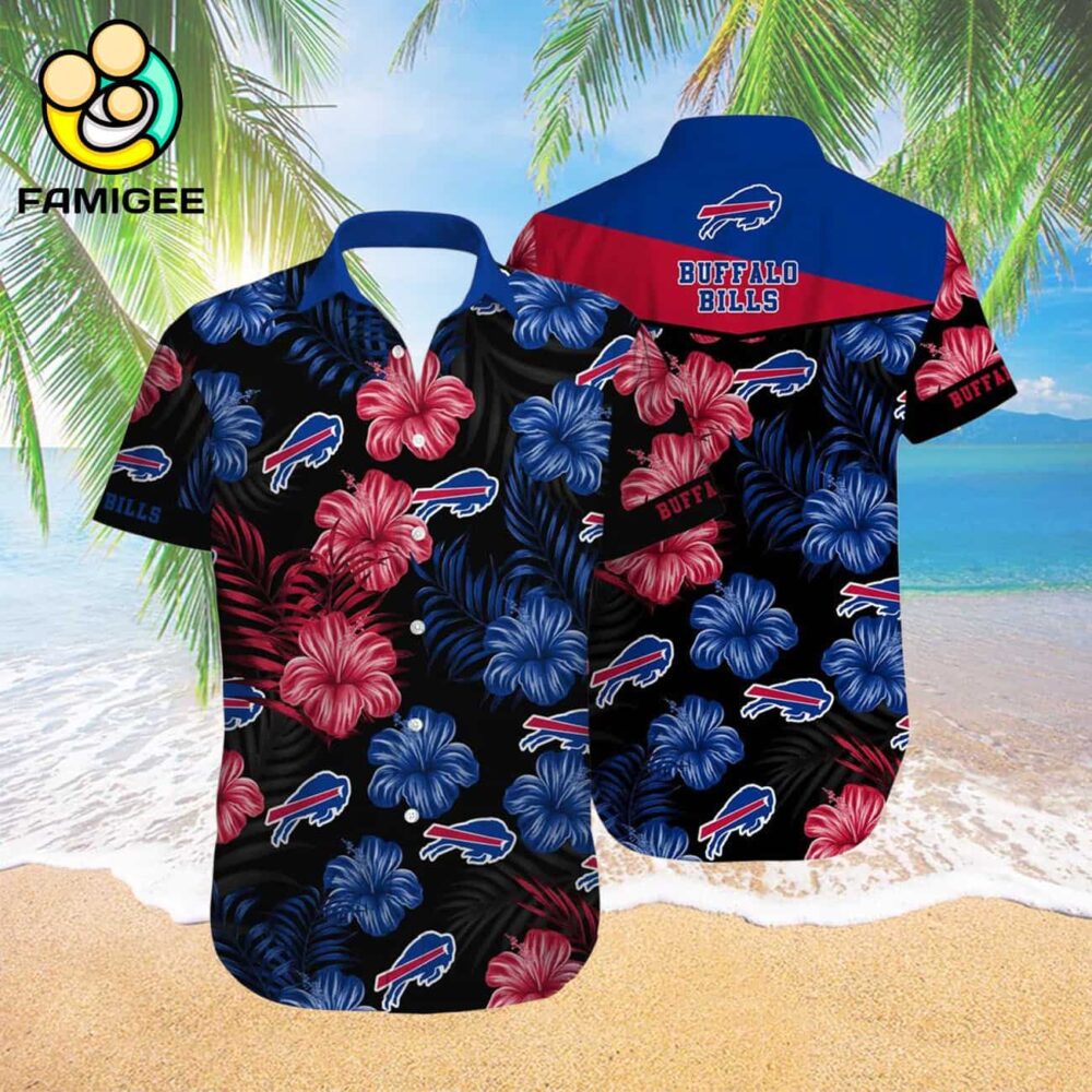 Buffalo Bills Nfl Football Short Summer With Flower Graphic Hawaiian Shirt 3