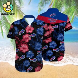 Buffalo Bills Nfl Football Short Summer With Flower Graphic Hawaiian Shirt 3