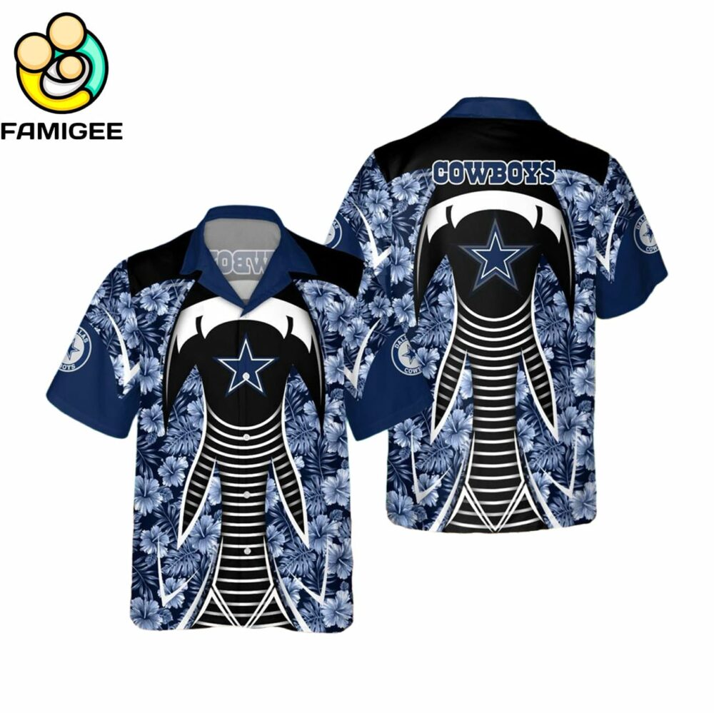 Cowboys Nfl New Summer Button For Fans Hawaiian Shirt 1
