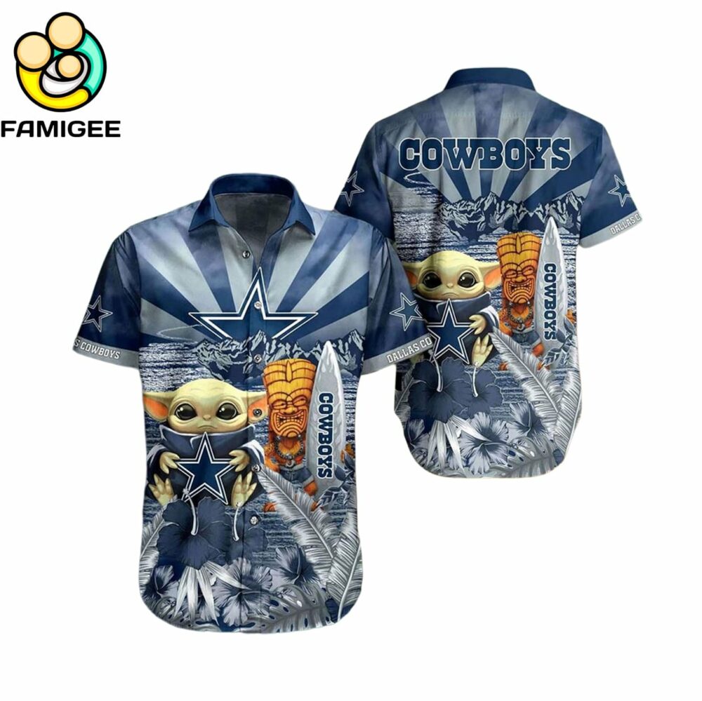 Dallas Cowboys Baby Yoda Style Summer Trending For Men Women Hawaiian Shirt 1