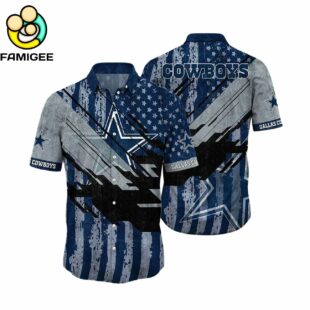 Dallas Cowboys Flag Print This Summer Best Gift For Fans Hawaiian Shirt 1