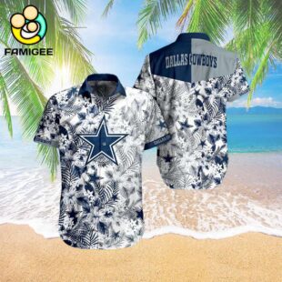Dallas Cowboys Floral Pattern Print This Summer Hawaiian Shirt 3