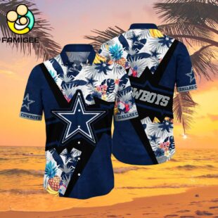 Dallas Cowboys For Fans Custom Name Summer Football Hawaiian Shirt 2