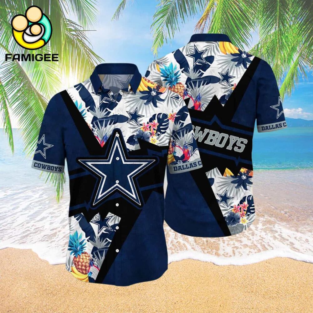 Dallas Cowboys For Fans Custom Name Summer Football Hawaiian Shirt 3