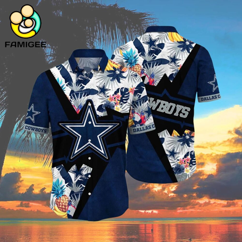 Dallas Cowboys For Fans Custom Name Summer Football Hawaiian Shirt 4