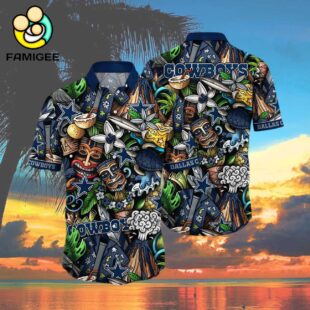Dallas Cowboys For Fans Custom Summer Aloha Football Hawaiian Shirt 4