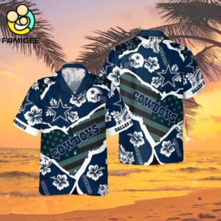 Dallas Cowboys New Summer Floral Nfl Aloha For Fans Hawaiian Shirt 2