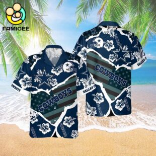 Dallas Cowboys New Summer Floral Nfl Aloha For Fans Hawaiian Shirt 3