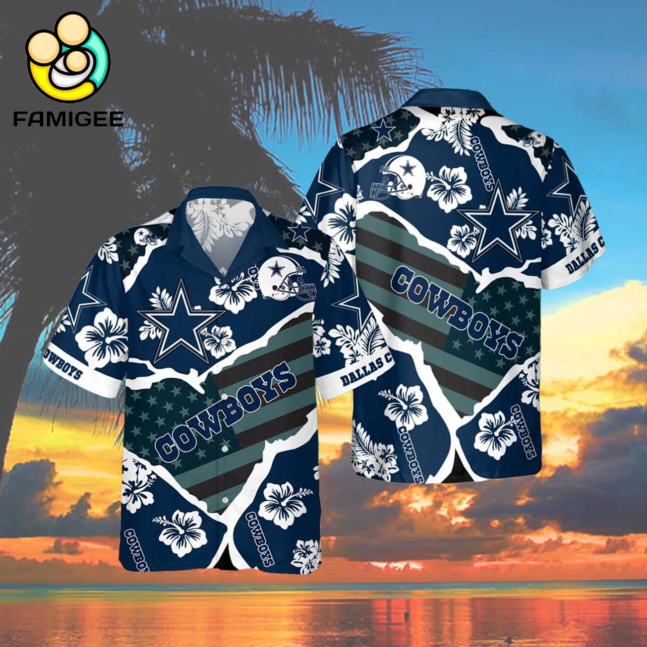 Dallas Cowboys New Summer Floral Nfl Aloha For Fans Hawaiian Shirt Dallas Cowboys New Summer Floral Nfl Aloha For Fans Hawaiian Shirt