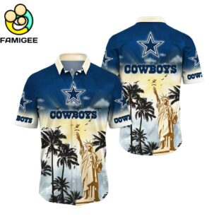 Dallas Cowboys Nfl Liberties Flower And T For Fans Hawaiian Shirt 1