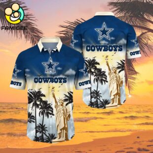 Dallas Cowboys Nfl Liberties Flower And T For Fans Hawaiian Shirt 2
