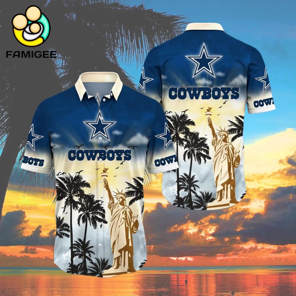 Dallas Cowboys Nfl Liberties Flower And T For Fans Hawaiian Shirt 4