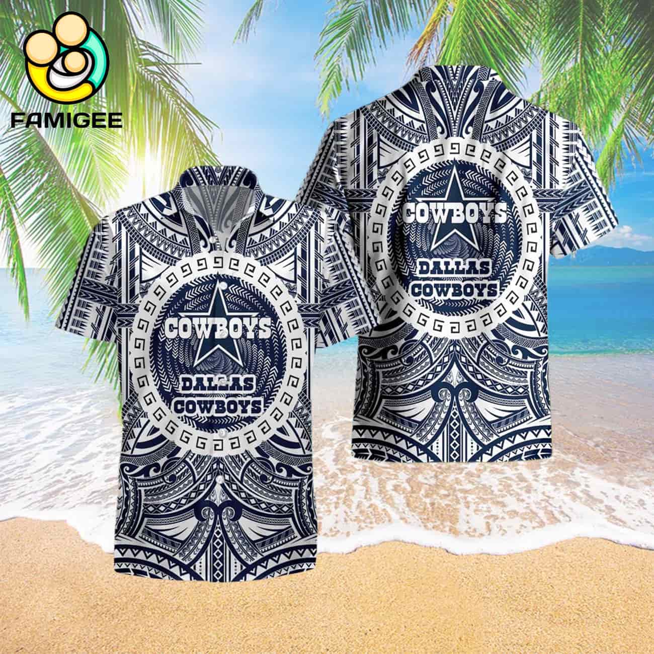 Dallas Cowboys Nfl Polynesian Tattoo Aloha Hawaiian Shirt Dallas Cowboys Nfl Polynesian Tattoo Aloha Hawaiian Shirt