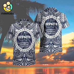 Dallas Cowboys Nfl Polynesian Tattoo Aloha Hawaiian Shirt 4