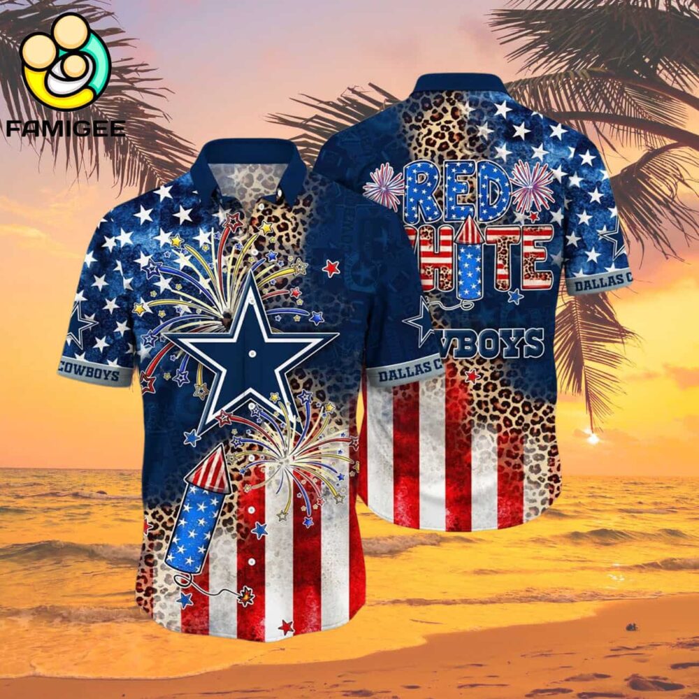 Dallas Cowboys Nfl T Independence Day New Summer Hawaiian Shirt 2