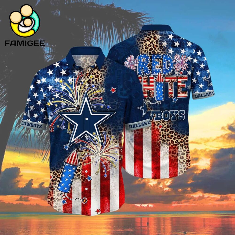 Dallas Cowboys Nfl T Independence Day New Summer Hawaiian Shirt 4
