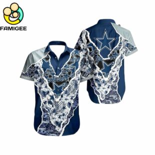 Dallas Cowboys Pattern This Summer Meaningful Gifts For Fans Hawaiian Shirt 1