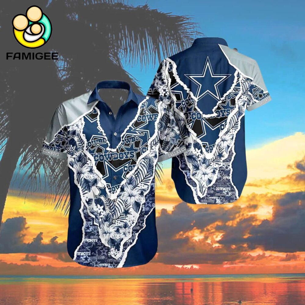 Dallas Cowboys Pattern This Summer Meaningful Gifts For Fans Hawaiian Shirt 4