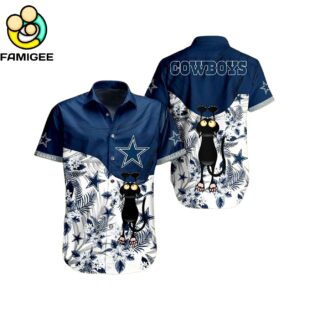 Dallas Cowboys Short Best Fan Ever Hawaiian Shirt 1