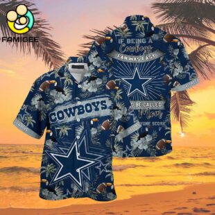 Dallas Cowboys Summer Mom Lets Everyone Score Hawaiian Shirt 2