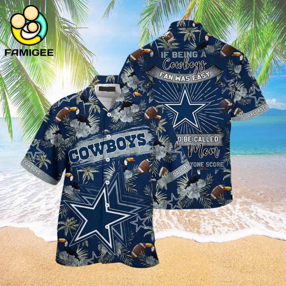 Dallas Cowboys Summer Mom Lets Everyone Score Hawaiian Shirt 3