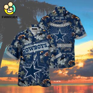 Dallas Cowboys Summer Mom Lets Everyone Score Hawaiian Shirt 4
