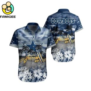 Dallas Cowboys Tropical Pattern New Hot Trend Summer For Nfl Football Fans Hawaiian Shirt 1