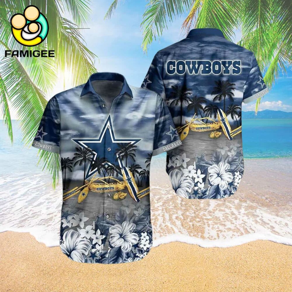 Dallas Cowboys Tropical Pattern New Hot Trend Summer For Nfl Football Fans Hawaiian Shirt 3