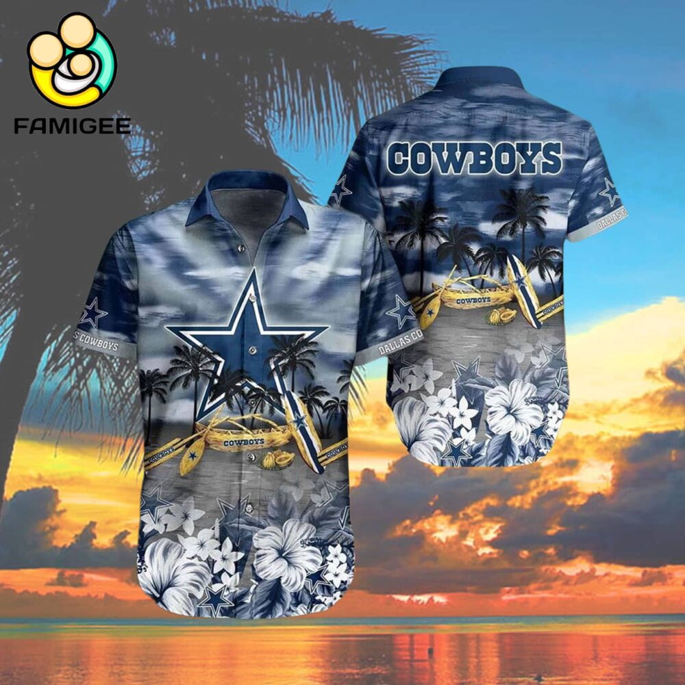 Dallas Cowboys Tropical Pattern New Hot Trend Summer For Nfl Football Fans Hawaiian Shirt 4