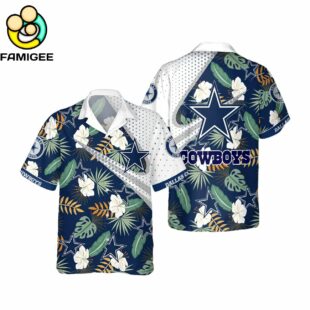 Dallas Cowboys Tropical Pattern New Summer Beach Trip For Fans Hawaiian Shirt 1