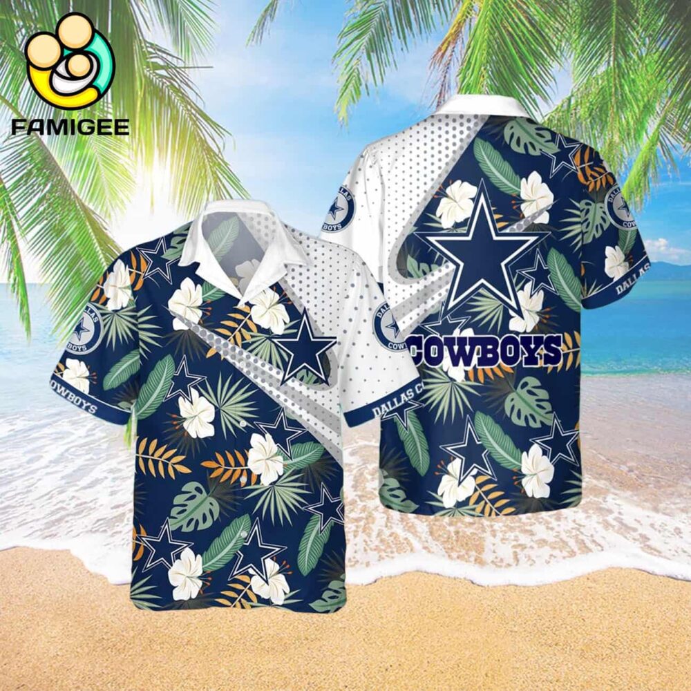 Dallas Cowboys Tropical Pattern New Summer Beach Trip For Fans Hawaiian Shirt 3