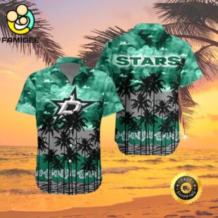 Dallas Stars Tree Hawaiian Shirt 2