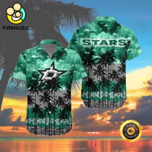 Dallas Stars Tree Hawaiian Shirt 4
