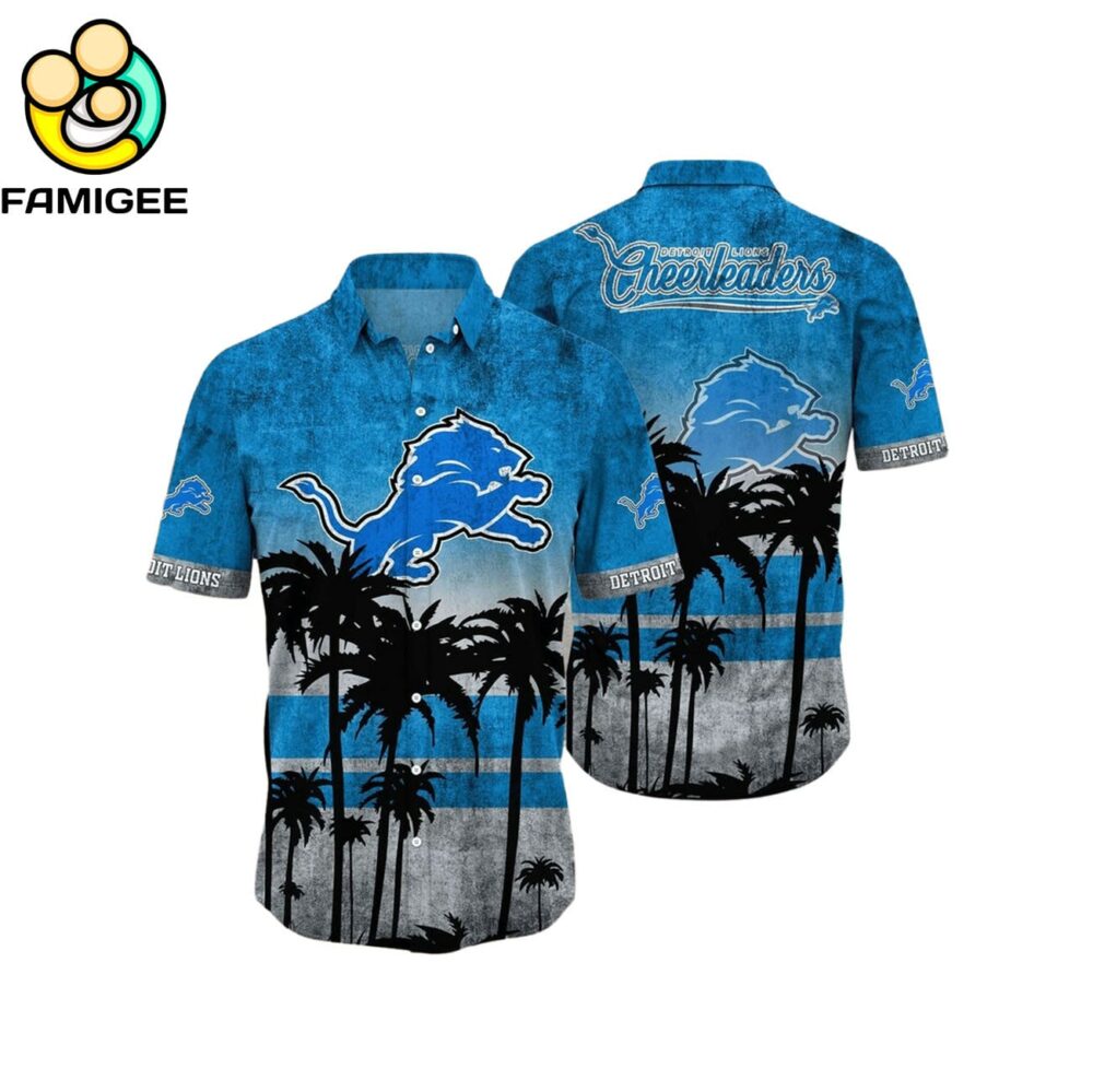 Detroit Lions Nfl 2024 Summer Hawaiian Shirt 1