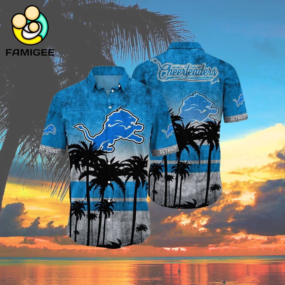 Detroit Lions Nfl 2024 Summer Hawaiian Shirt 4