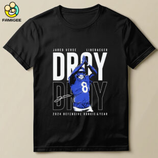 Droy Jared Verse Los Angeles Rams 2024 Defensive Rookie Of The Year Signature Shirt