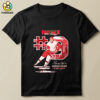 Gordie Howe #9 Detroit Red Wings Hockey Throwback Signature Shirt 2 Gordie Howe 9 Detroit Red Wings Hockey Throwback Signature Shirt