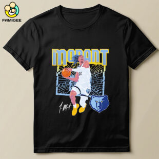 Ja Morant Memphis Grizzlies Shattered Signature Shirt