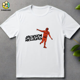 Jackson Holliday Baltimore Orioles Point Pose Shirt