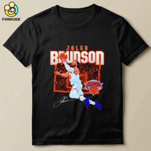 Jalen Brunson New York Knicks Shattered Signature Shirt