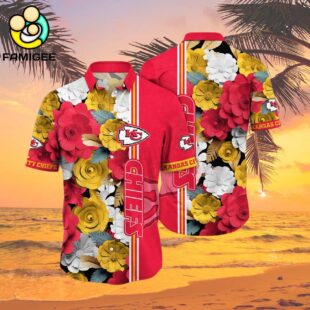 Kansas City Chiefs Flower For Fans New Summer Aloha Football Hawaiian Shirt 2