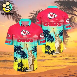 Kansas City Chiefs Nfl Liberties Flower And T For Fans Hawaiian Shirt 2