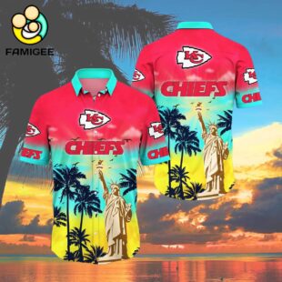 Kansas City Chiefs Nfl Liberties Flower And T For Fans Hawaiian Shirt 4