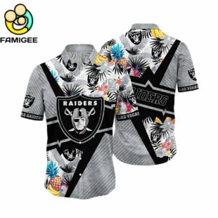 Las Vegas Raiders For Fans Custom Name Summer Football s Hawaiian Shirt 1