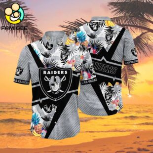 Las Vegas Raiders For Fans Custom Name Summer Football s Hawaiian Shirt 2