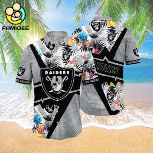 Las Vegas Raiders For Fans Custom Name Summer Football s Hawaiian Shirt 3