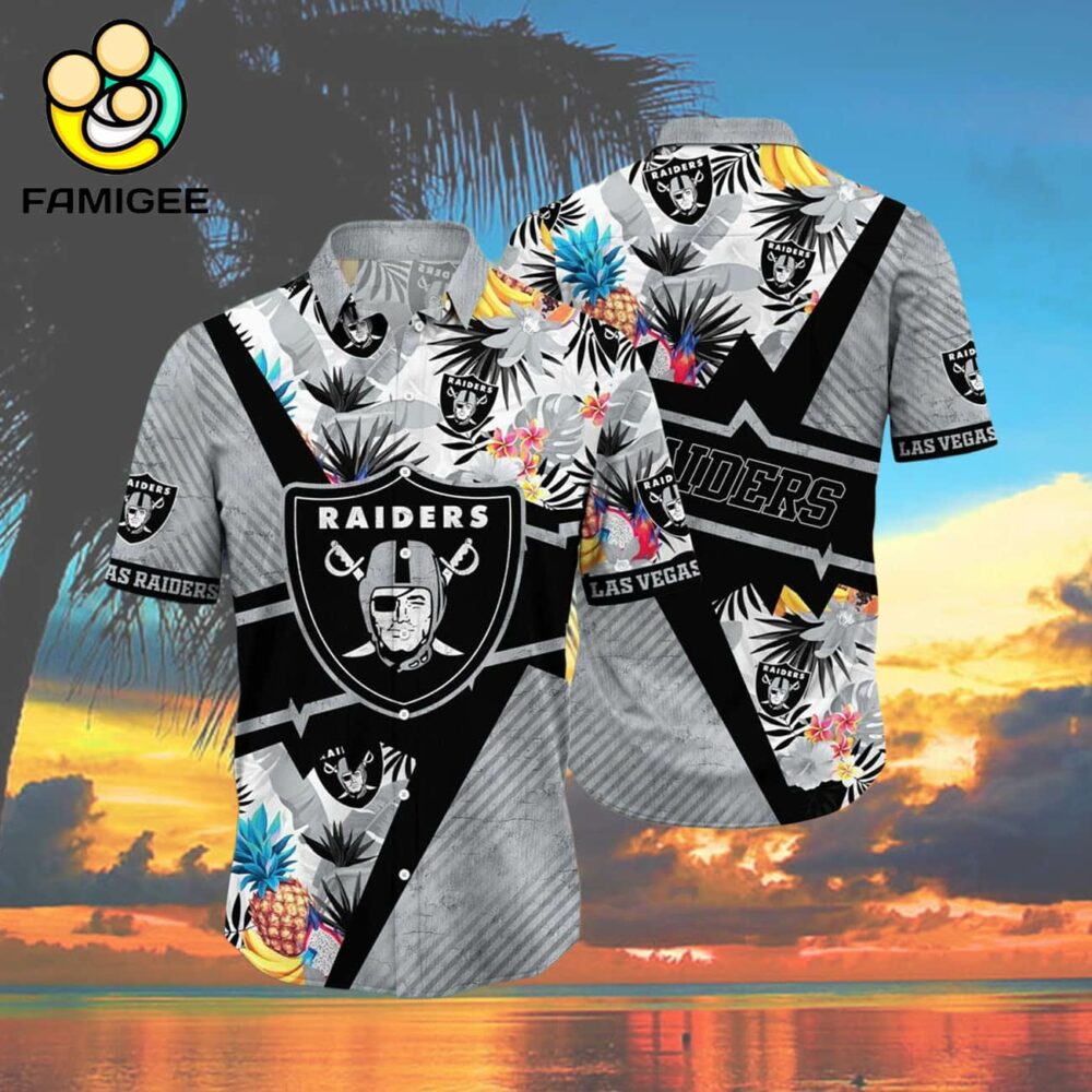 Las Vegas Raiders For Fans Custom Name Summer Football s Hawaiian Shirt 4