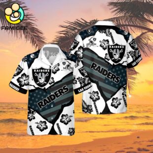 Las Vegas Raiders New Summer Floral Nfl Aloha For Fans 1 Hawaiian Shirt 2
