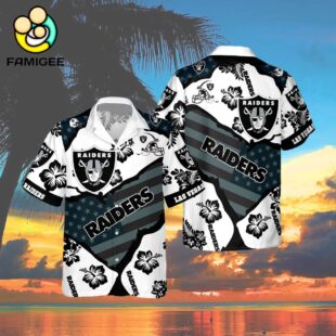 Las Vegas Raiders New Summer Floral Nfl Aloha For Fans 1 Hawaiian Shirt 4