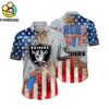 Las Vegas Raiders Nfl T Independence Day New Summer Hawaiian Shirt 1